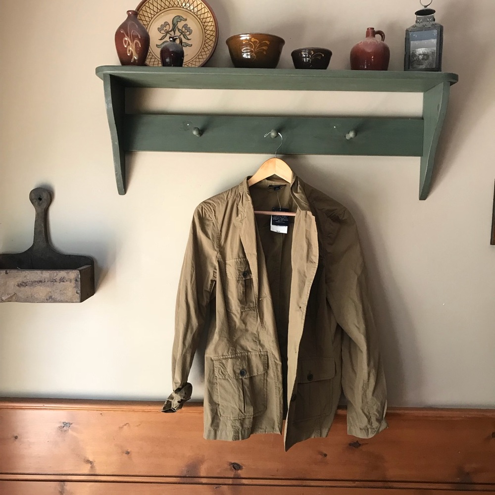 Lands’ end Poplin Four-Pocket Jacket